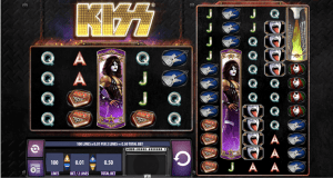 Screenshot of the KISS Shout it Out Loud Online Slot game
